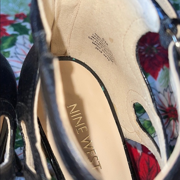 Nine West leather heels size 8 never worn - Picture 10 of 12